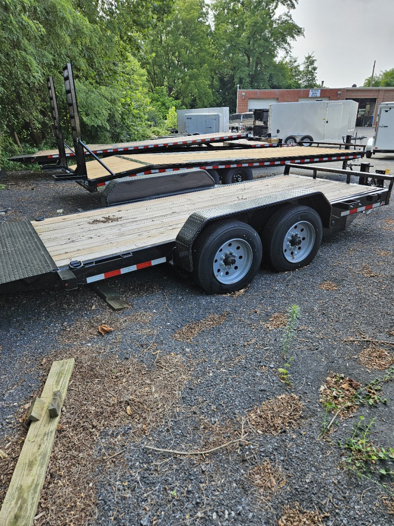 New 2023 Sure-Trac 7 x 16 Tilt Bed Equipment Trailer  16K