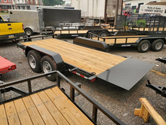 New 2023 Sure-Trac 7 x 16 Tilt Bed Equipment Trailer  16K