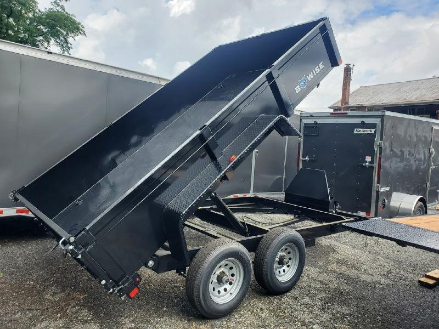 New 2024 BWISE 7 X 12 LOW PROFILE DUMP 10K
