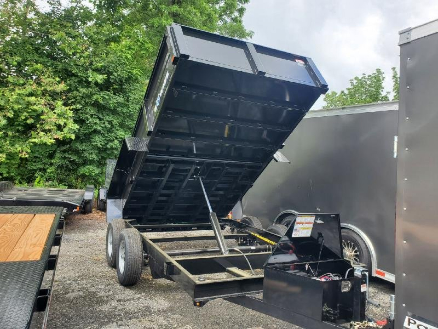 New 2024 BWISE 7 X 12 LOW PROFILE DUMP 10K