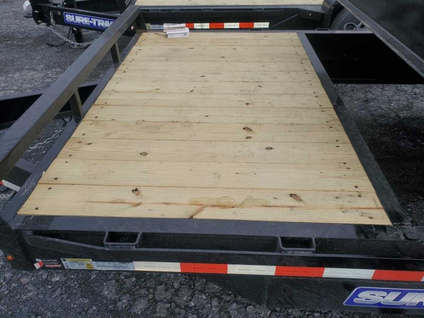 New 2023 Sure-Trac 7 x 18+4 Tilt Bed Equipment Trailer  16K