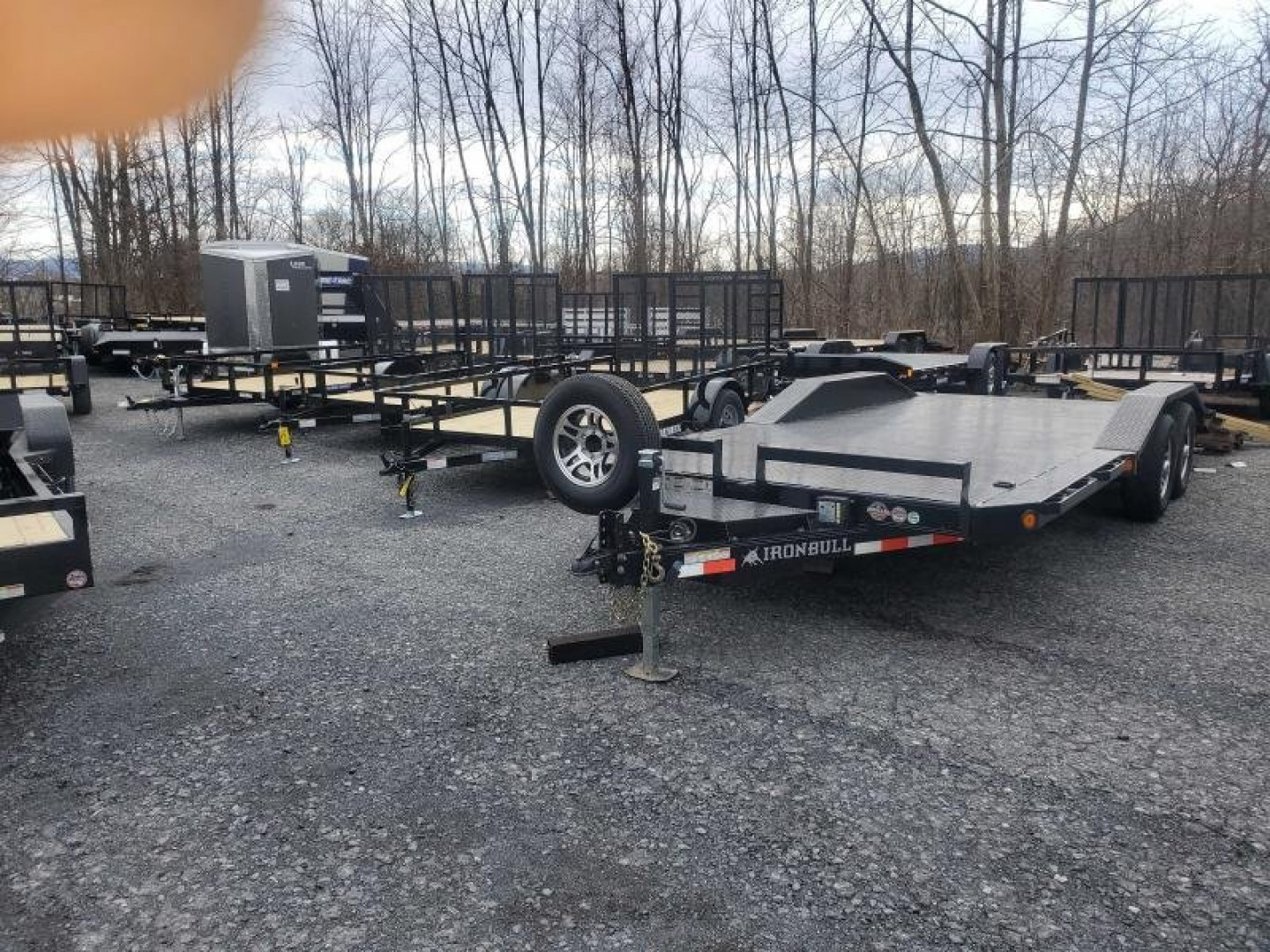New 2023 Sure-Trac 7 x 18 Tilt Bed Equipment Trailer  16K