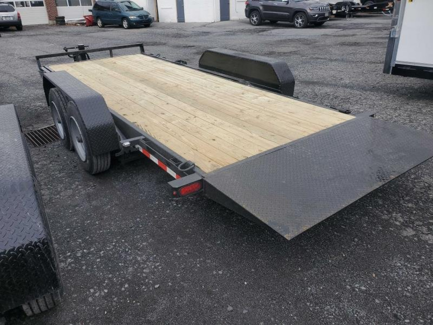 New 2023 Sure-Trac 7 x 18 Tilt Bed Equipment Trailer  16K