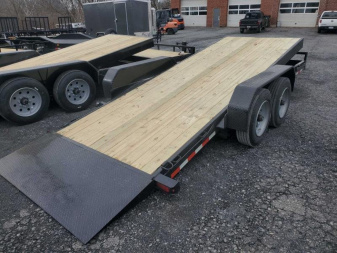 New 2023 Sure-Trac 7 x 18 Tilt Bed Equipment Trailer  16K