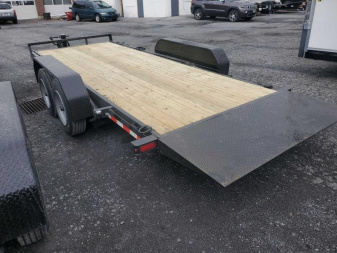 New 2023 Sure-Trac 7 x 18 Tilt Bed Equipment Trailer  16K