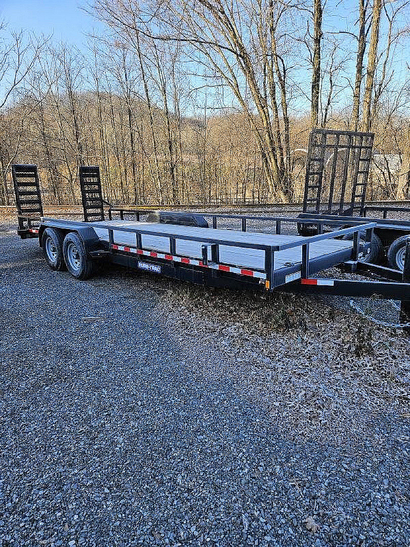 New 2023 Sure-Trac 7 x 22 (20+2) Equipment Trailer  14K