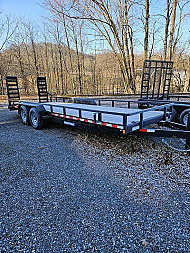 New 2023 Sure-Trac 7 x 22 (20+2) Equipment Trailer  14K