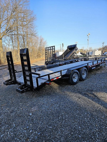 New 2023 Sure-Trac 7 x 22 (20+2) Equipment Trailer  14K