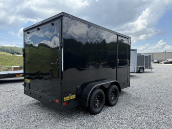 New 2025 Covered Wagon Trailers 7X12 TA2 B/O Cargo / Enclosed Trailer