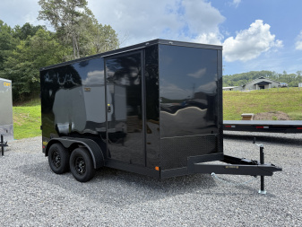 New 2025 Covered Wagon Trailers 7X12 TA2 B/O Cargo / Enclosed Trailer