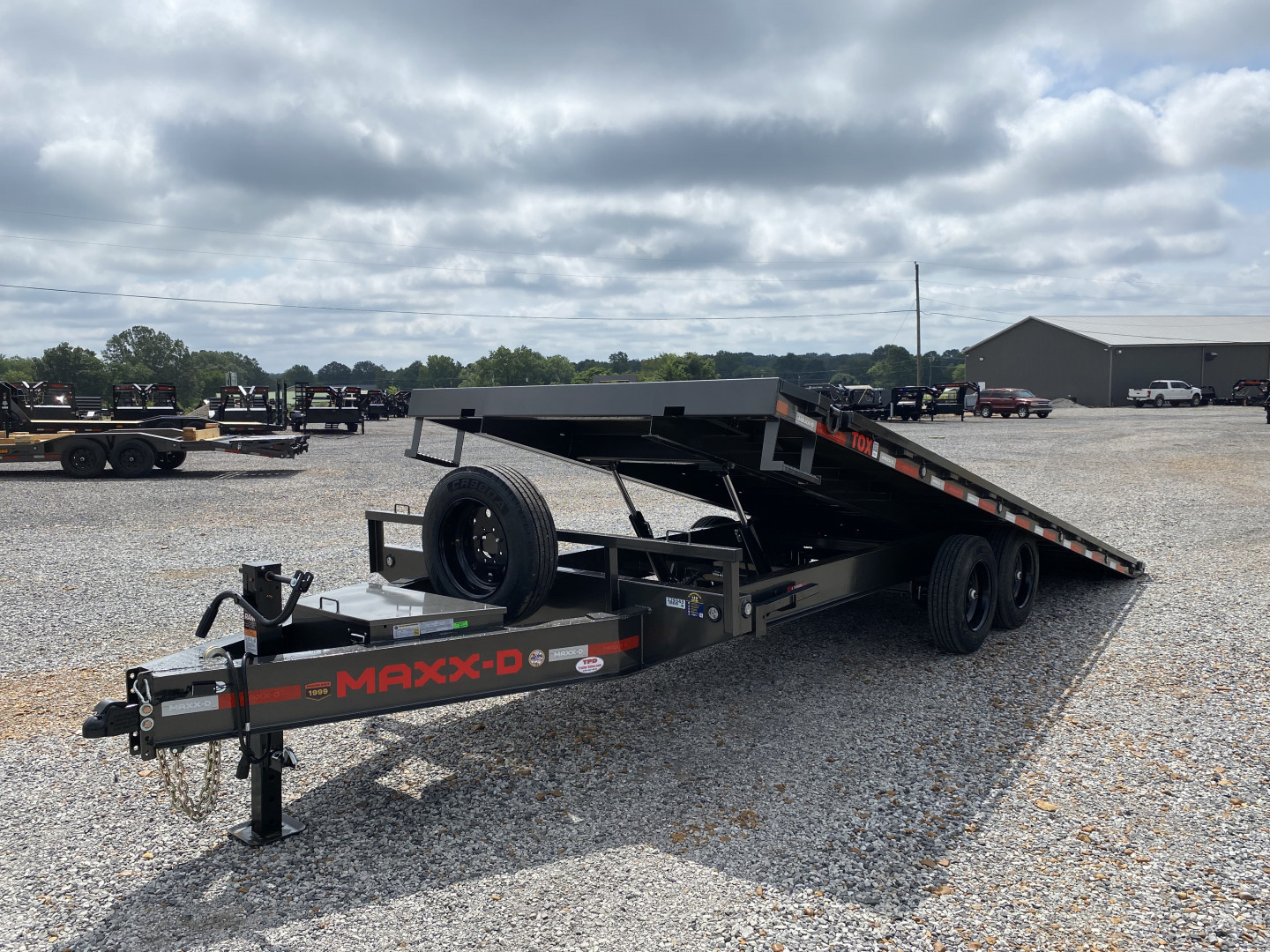 New 2026 MAXXD Deckover Tilt Trailer | 102" x 22' 17.5K GVWR