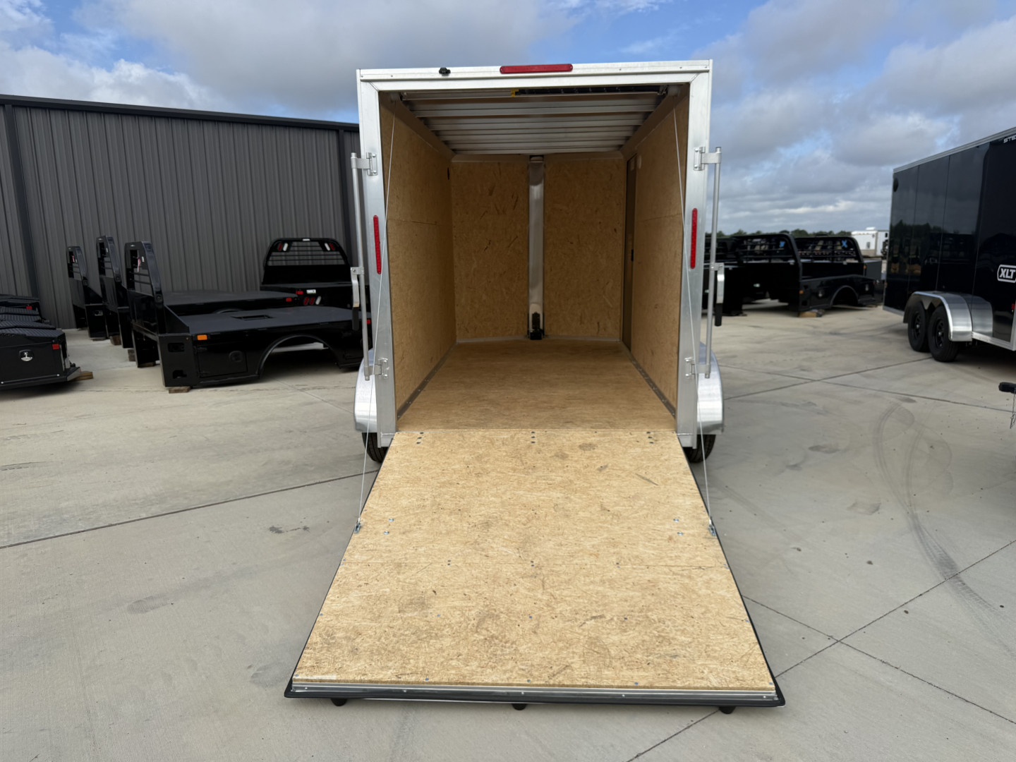New 2026 ALCOM 6x12 Ramp Door 7K Cargo / Enclosed Trailer