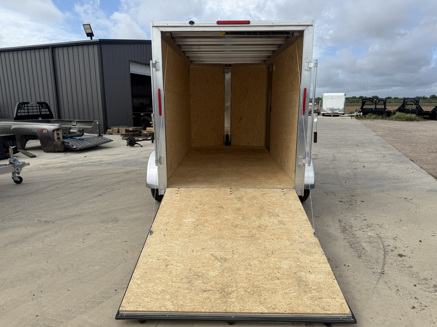New 2026 ALCOM 6x12 Ramp Door 7K Cargo / Enclosed Trailer