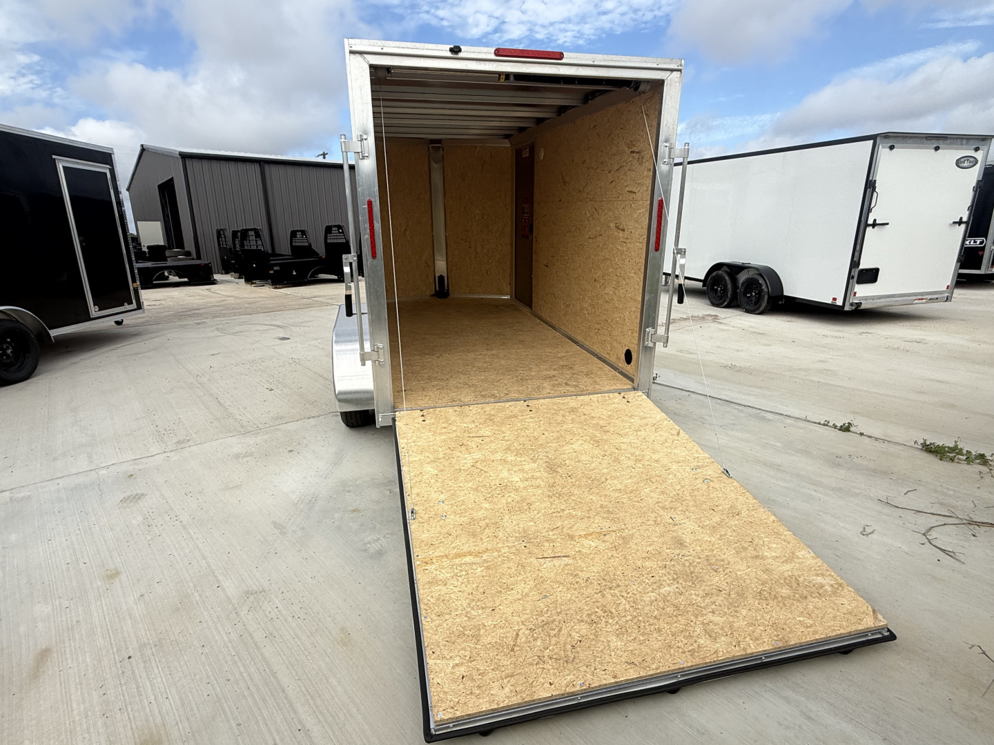 New 2026 ALCOM 6x12 Ramp Door 7K Cargo / Enclosed Trailer