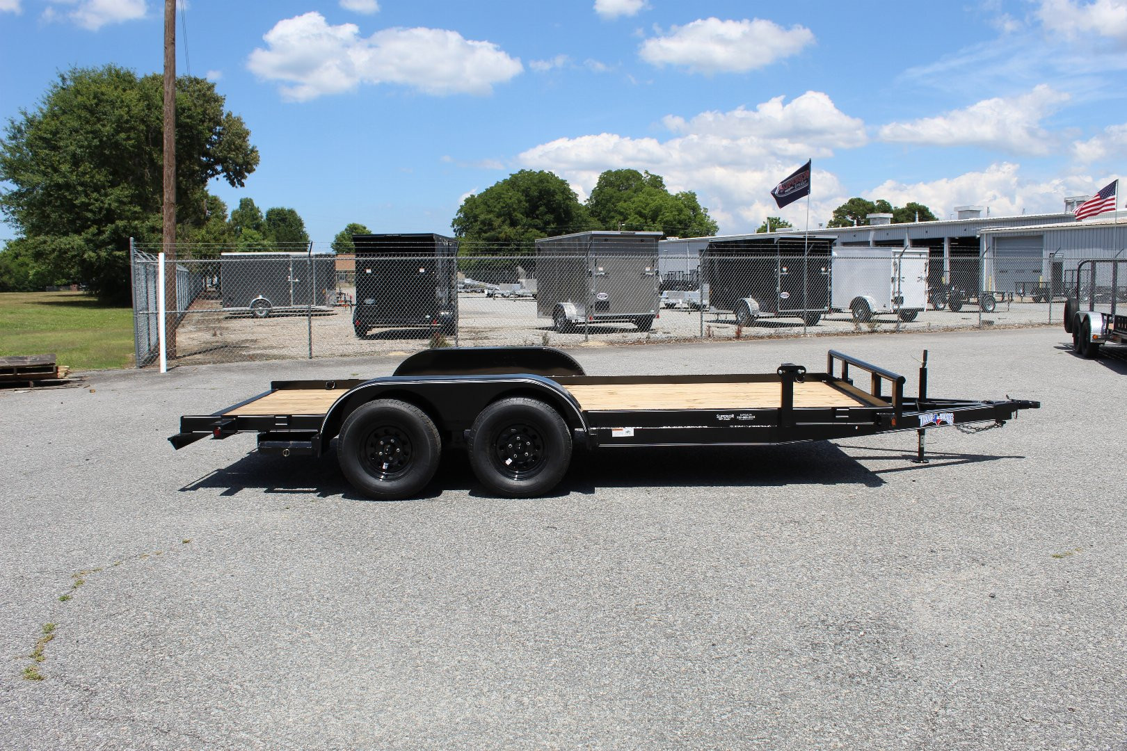 New 2025 TEXAS BRAGG TRAILERS 16 LCH Car Trailer w/ Welded D-Rings
