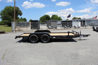 New 2025 TEXAS BRAGG TRAILERS 16 LCH Car Trailer w/ Welded D-Rings
