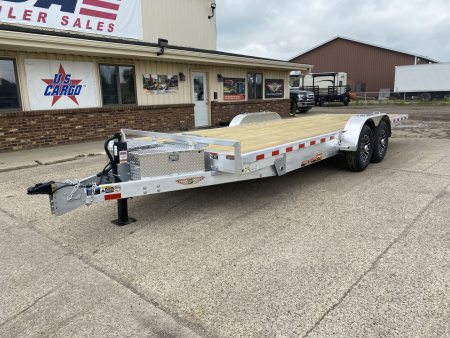 New 2025 H&H Trailers 82x24 Aluminum Speed Loader 14K Tilt Trailer
