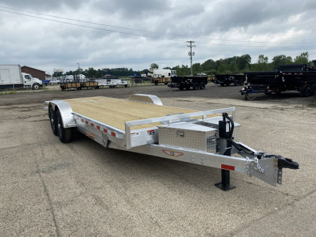 New 2025 H&H Trailers 82x24 Aluminum Speed Loader 14K Tilt Trailer