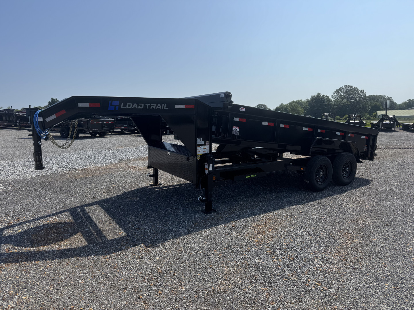 New 2025 Load Trail 83" x 16' 14k Gooseneck Dump Trailer