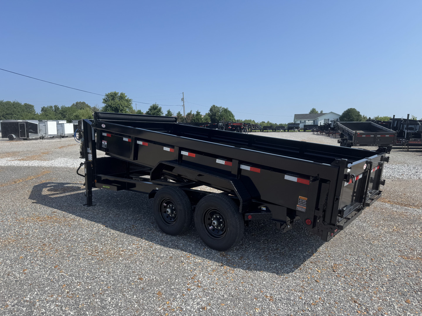 New 2025 Load Trail 83" x 16' 14k Gooseneck Dump Trailer