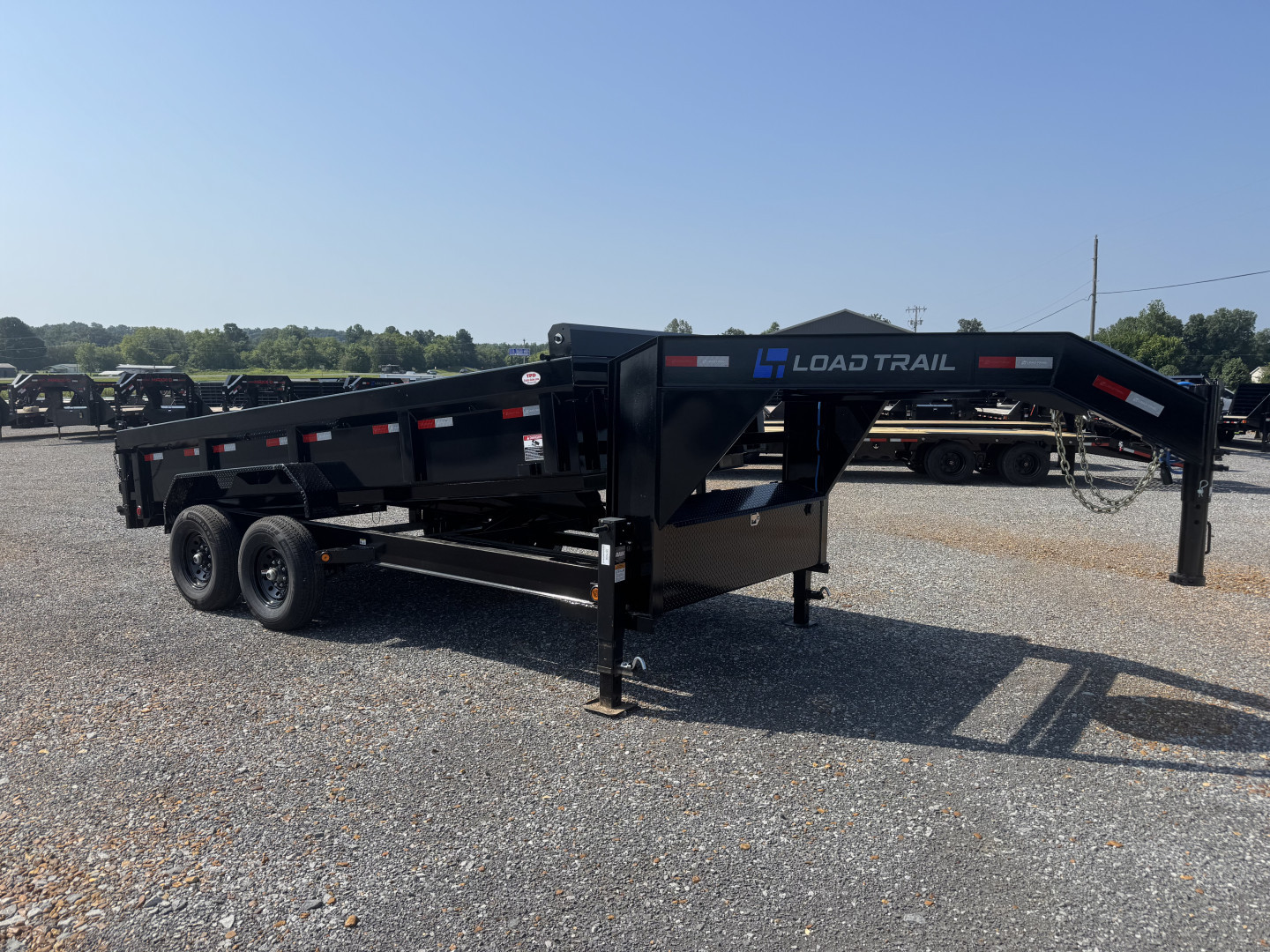 New 2025 Load Trail 83" x 16' 14k Gooseneck Dump Trailer
