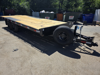New 2025 Cam Superline 8.5X18 11K Flatbed Trailer