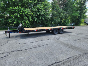 New 2026 Load Trail 102" x 24' Standard Pintle Hook Equipment Trailer