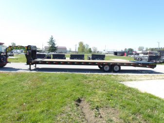 New 2025 Gatormade Trailers 30+5 Gooseneck 16K Flatbed Trailer