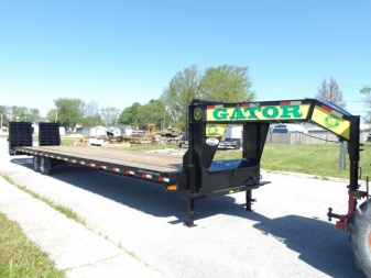 New 2025 Gatormade Trailers 35+5 Gooseneck 16K Flatbed Trailer