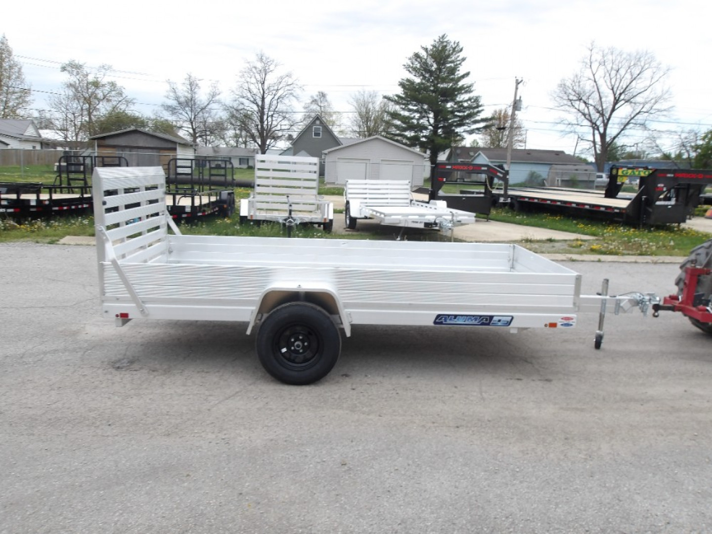 New 2026 Aluma 6812H-ESA-S Utility Trailer