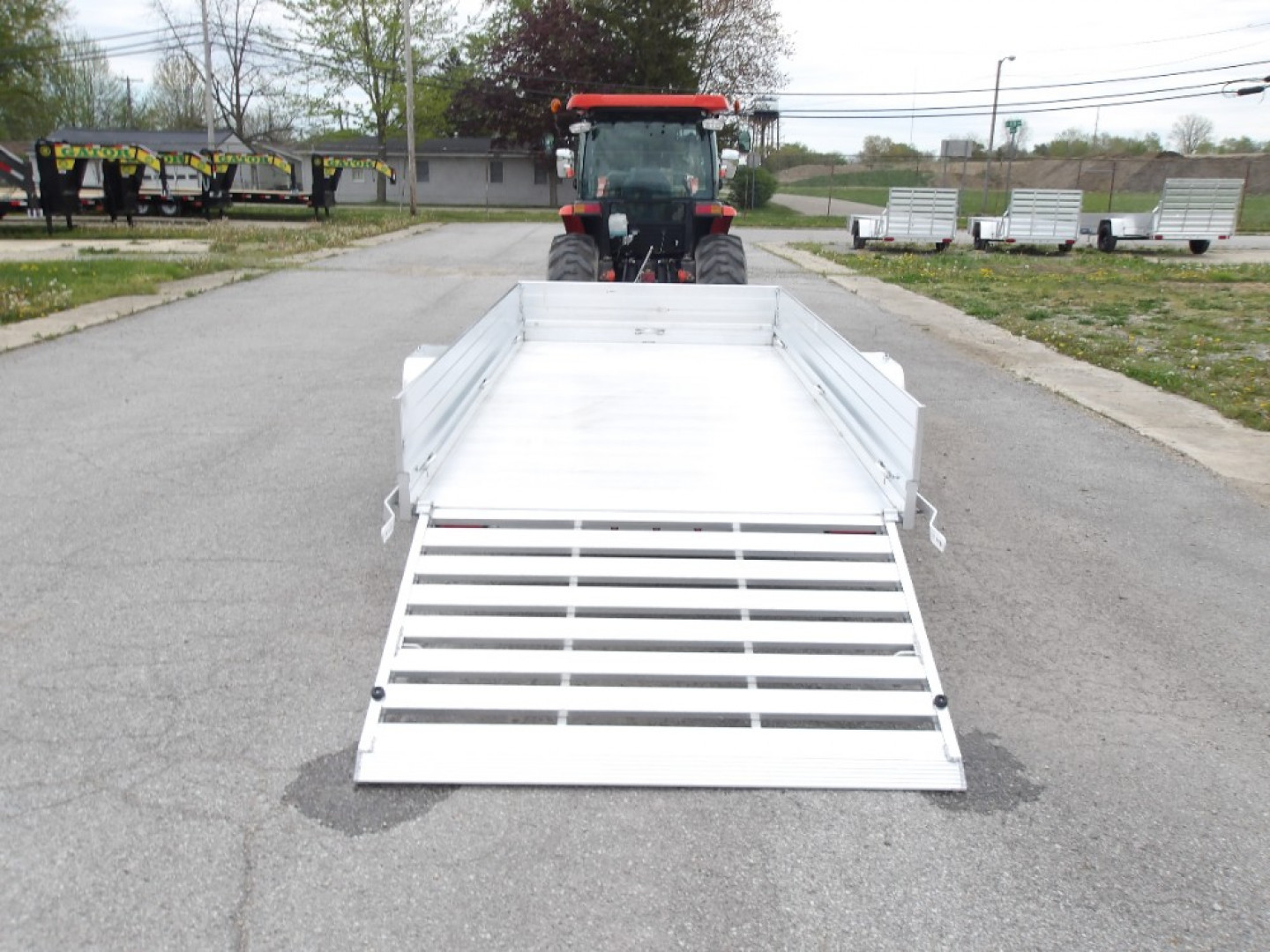 New 2026 Aluma 6812H-ESA-S Utility Trailer