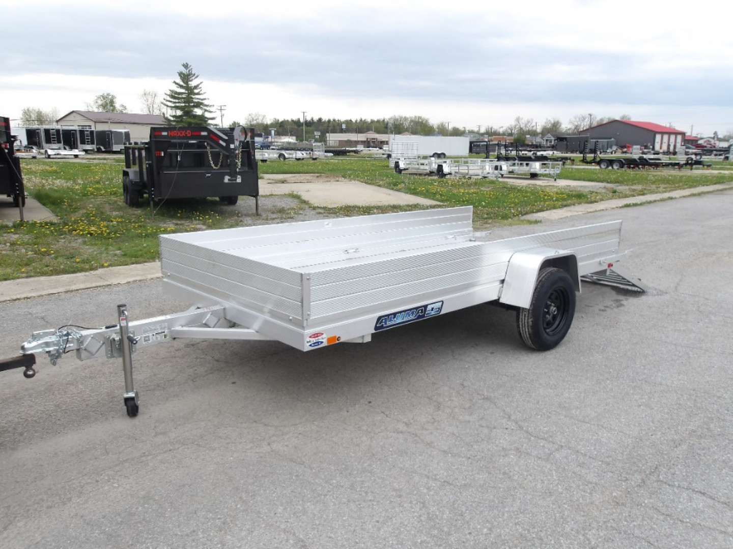 New 2026 Aluma 6812H-ESA-S Utility Trailer