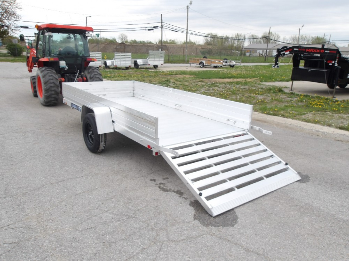 New 2026 Aluma 6812H-ESA-S Utility Trailer