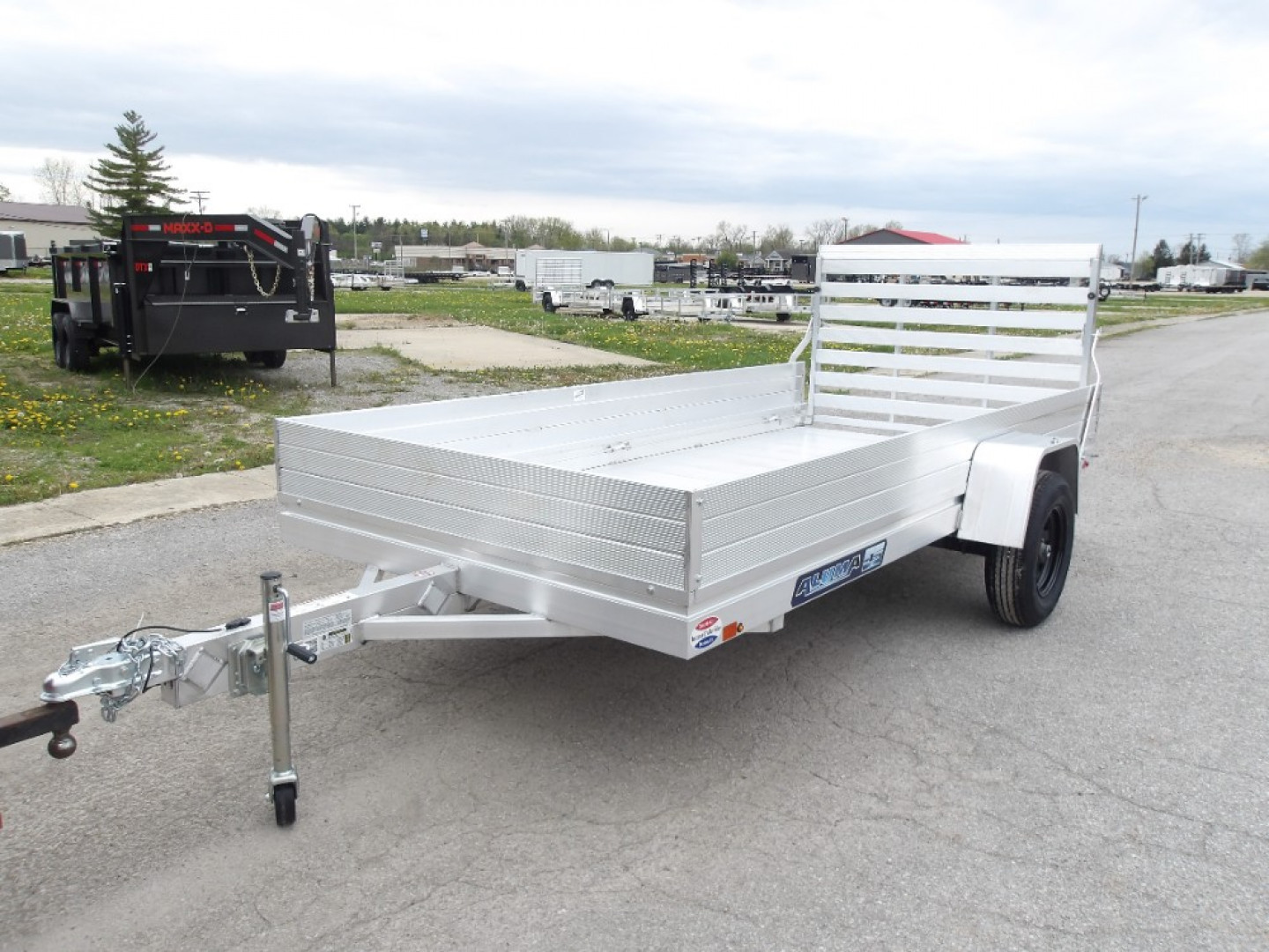 New 2026 Aluma 6812H-ESA-S Utility Trailer