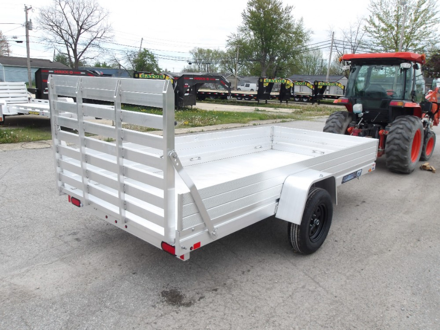 New 2026 Aluma 6812H-ESA-S Utility Trailer