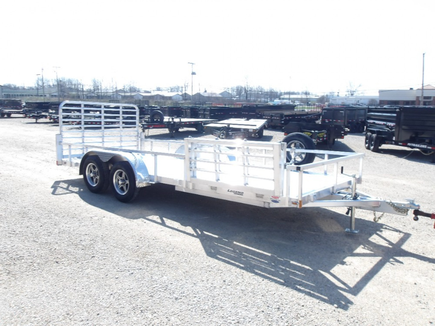 New 2025 Legend Trailers 7X180DTA35 Utility Trailer