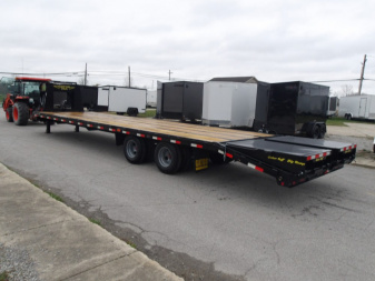 New 2025 Gatormade Trailers 30+5 Elite Gooseneck 24.9K Flatbed Trailer