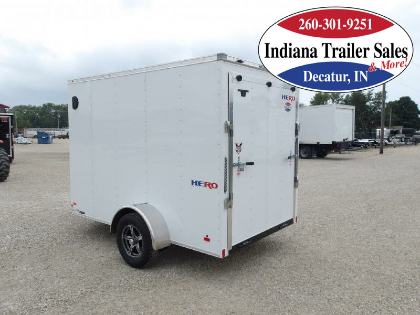 New 2025 Hero Trailers 6x10 HR610SA Cargo / Enclosed Trailer