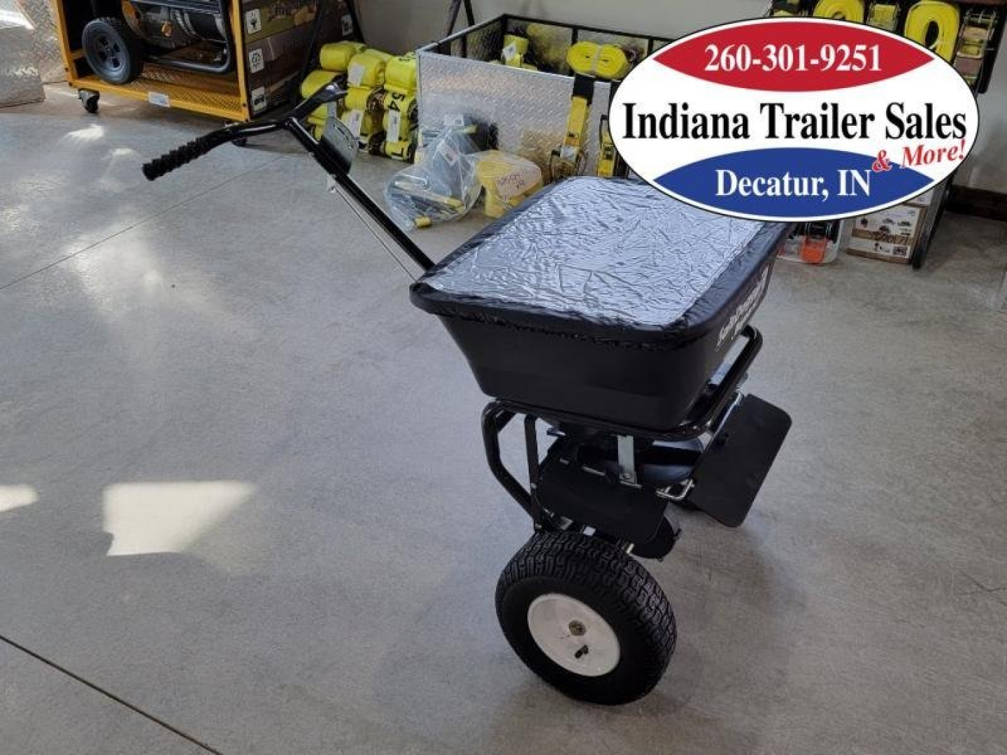 New 2024 BUYERS SaltDogg Bulk Salt Walk Behind Broadcast Spreader Salt Spreader