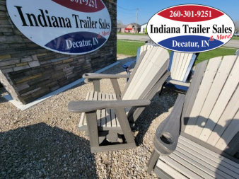 New Poly Furniture Single Glider with Swivel - Adirondack - Full Premium