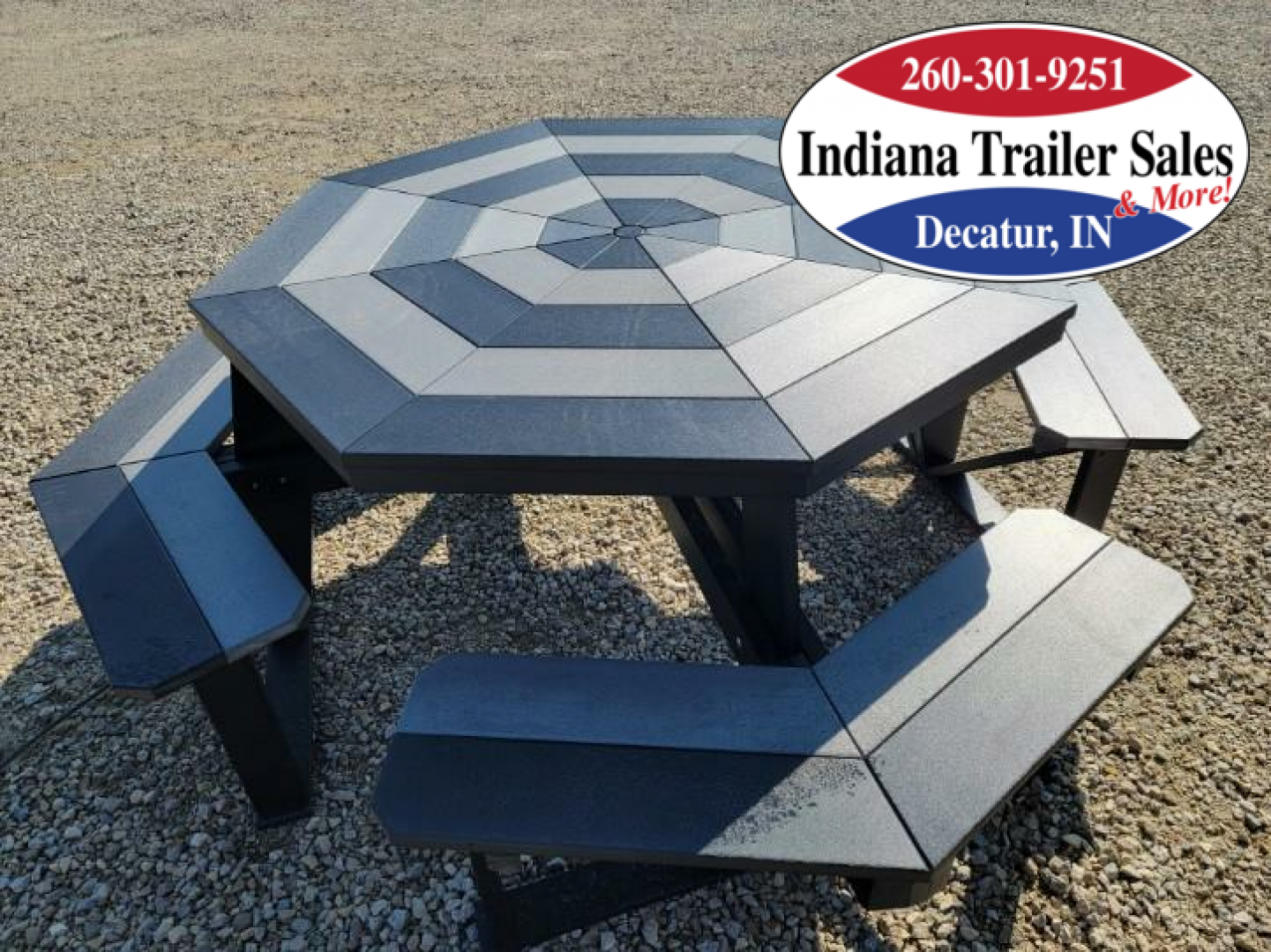 New Poly Furniture Octagon Picnic Table