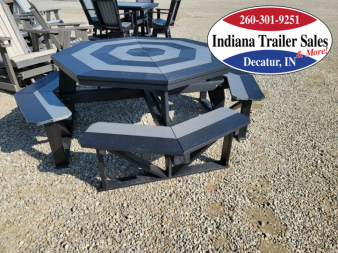 New Poly Furniture Octagon Picnic Table