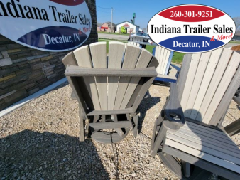 New Poly Furniture Single Glider with Swivel - Adirondack - Full Premium