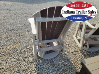 New Poly Furniture Single Glider with Swivel - Adirondack - Full Premium