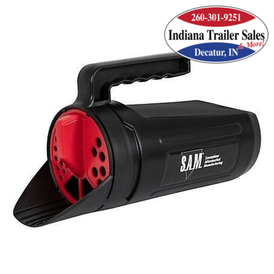 New BUYERS Hand Salt Shaker Spreader Black Salt Spreader