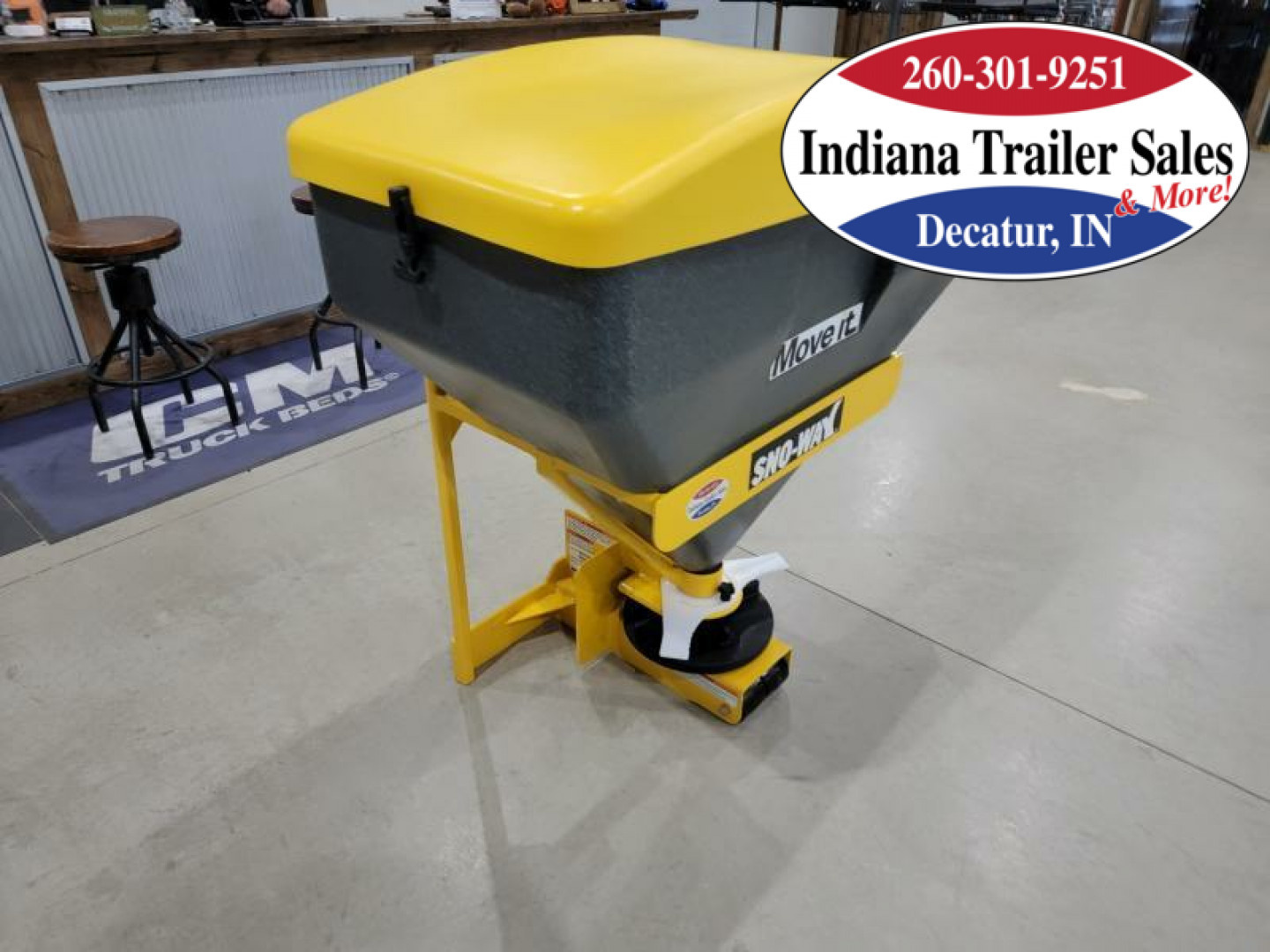 New SNO-WAY SW99100550 - 9 - CU. FT. TAILGATE Salt Spreader
