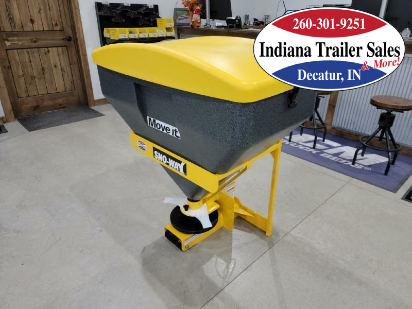 New SNO-WAY SW99100550 - 9 - CU. FT. TAILGATE Salt Spreader