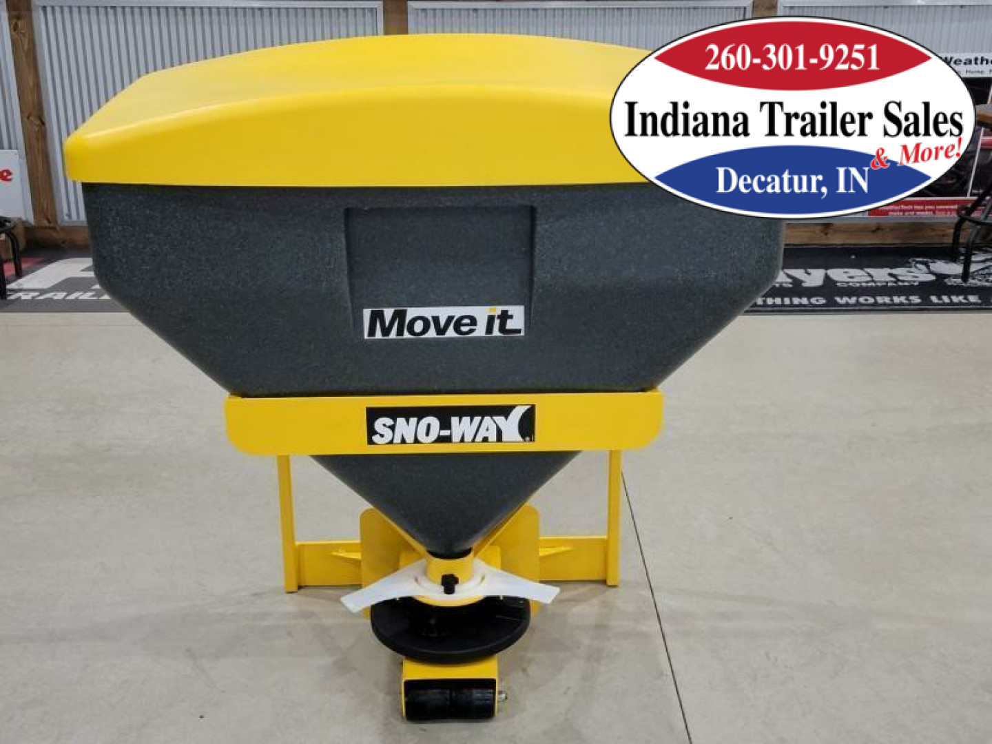 New SNO-WAY SW99100550 - 9 - CU. FT. TAILGATE Salt Spreader