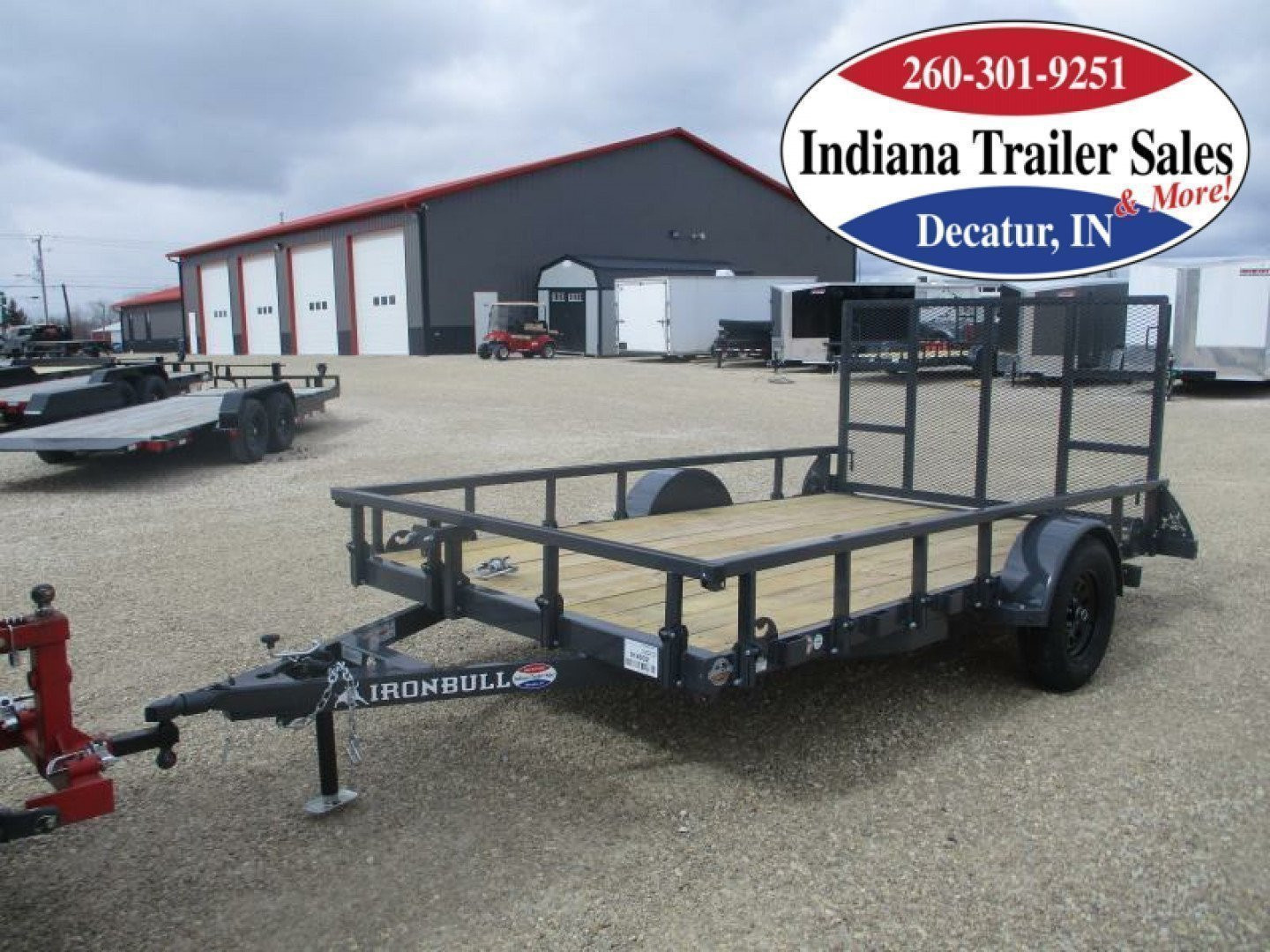 New 2024 Iron Bull 83x12 UTB8312031 Utility Trailer