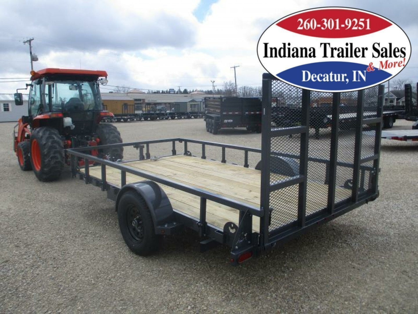 New 2024 Iron Bull 83x12 UTB8312031 Utility Trailer